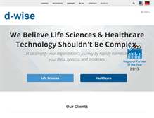 Tablet Screenshot of d-wise.com